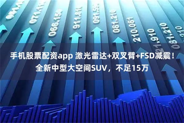 手机股票配资app 激光雷达+双叉臂+FSD减震！全新中型大空间SUV，不足15万